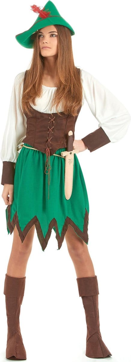 Vegaoo - Robin Hood kostuum voor dames