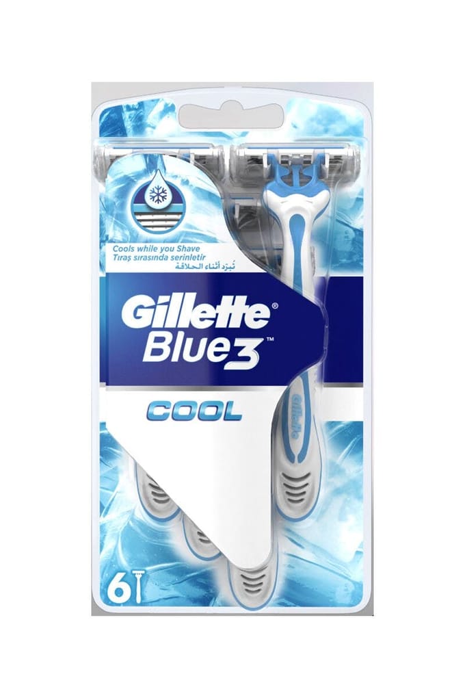 Gillette - Blue 3 Cool - Wegwerpscheermesjes - Comfort Fresh - 6 Scheermesjes