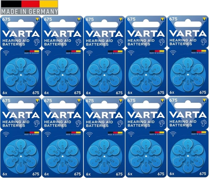 Varta Hoorbatterij 675 Zink-lucht 1.4 V 60 stuk(s)