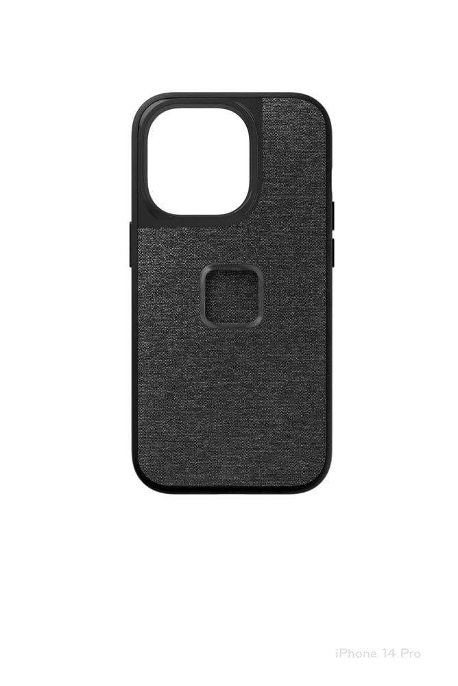 Peak Design - Mobile Everyday Fabric Case iPhone 14 Pro - Charcoal - Telefoonhoesje
