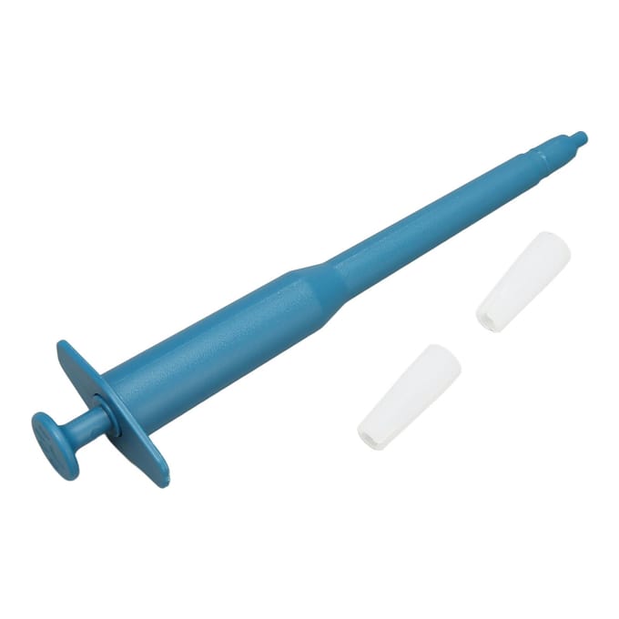 Voederbak voor huisdierenmedicijnen met zijgreep, perstype spuit, kattenpillenschieter voor katten en honden blue