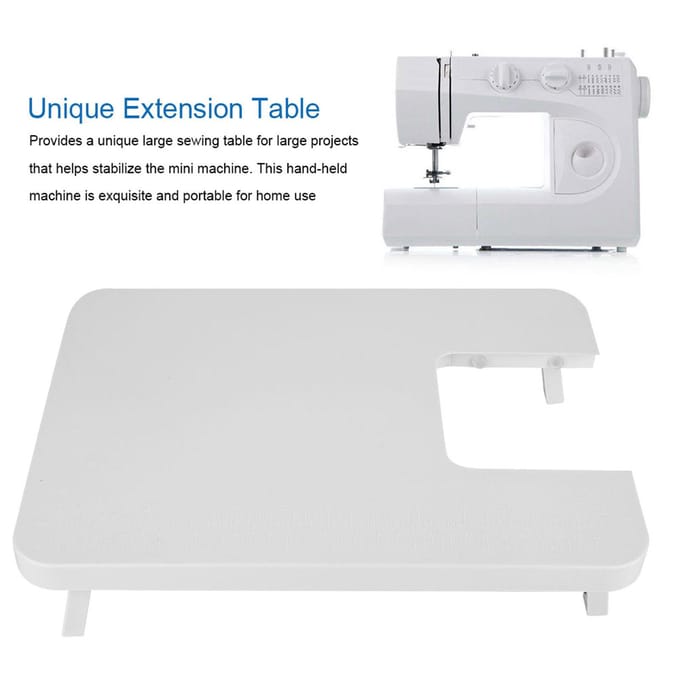 ABS Plastic Mini Desktop Naaimachine Met Verlengtafel Verlengbord zwart