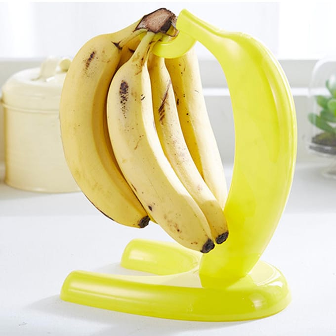 Bananenhanger Bananenboomhouder Standaard Gele Moderne Bananen Displaystandaard Haak voor Keuken geel