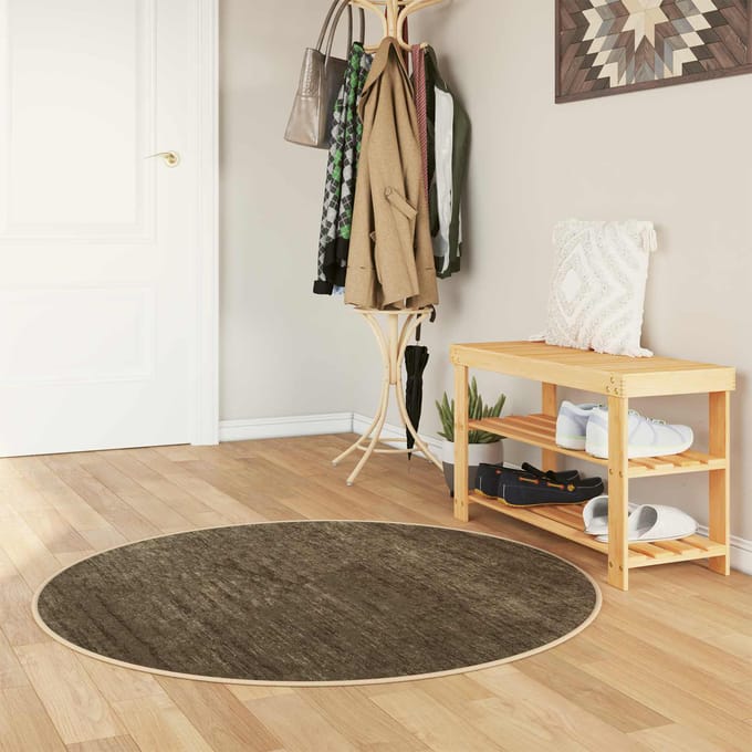 vidaXL - Tapijt - Runner - MARSA - Bosgroen - 120 - x - 120 - cm - Polyester - en - PVC