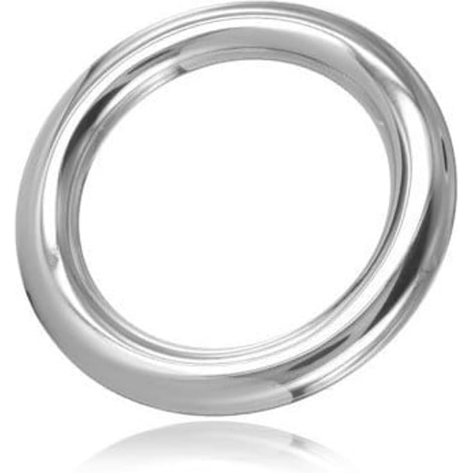 Erotic Metal cockring 8 mm breed zilver kleur