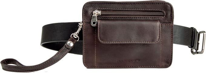 HAROLD'S Leren gordeltas Country Beltbag Brown donkerbruin