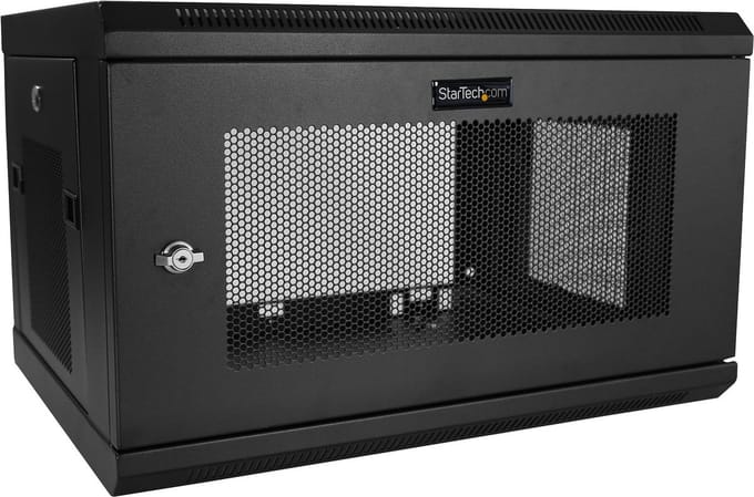StarTech.com RK616WALM - 6U - Wall Mount Rack Cabinet