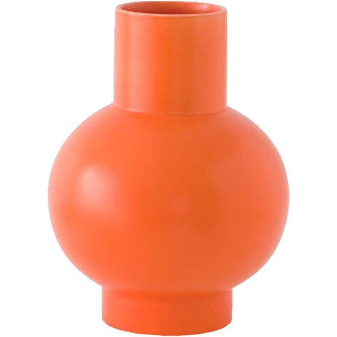 raawii Strøm Vaas - Vibrant Orange - L
