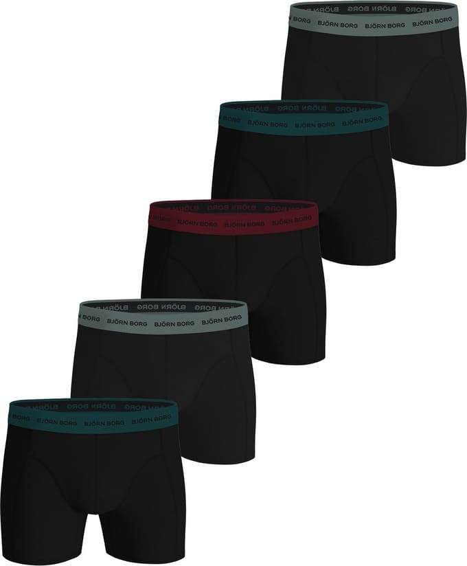 Bjorn Borg 5-Pack heren boxershorts - Cotton Stretch - M - Zwart