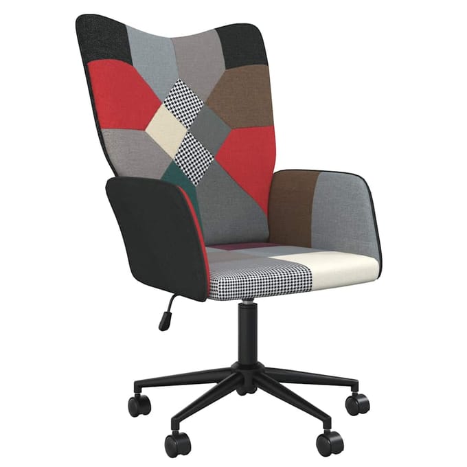 vidaXL - Relaxstoel - patchwork - stof