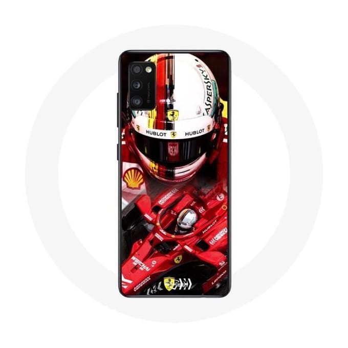 Coque - MANIACASE - Samsung Galaxy S20 - Formule 1 - Sebastian Vettel - Rouge rouge