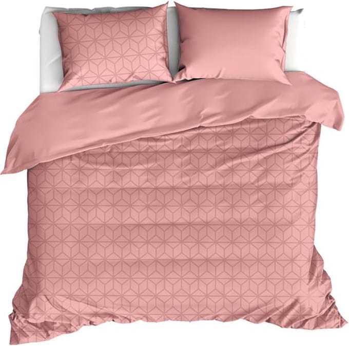 De Witte Lietaer Skyscraper Dekbedovertrek - Extra breed - 260x200/240 cm - Blush
