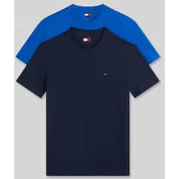 slim fit T-shirts van puur katoen in set van 2
