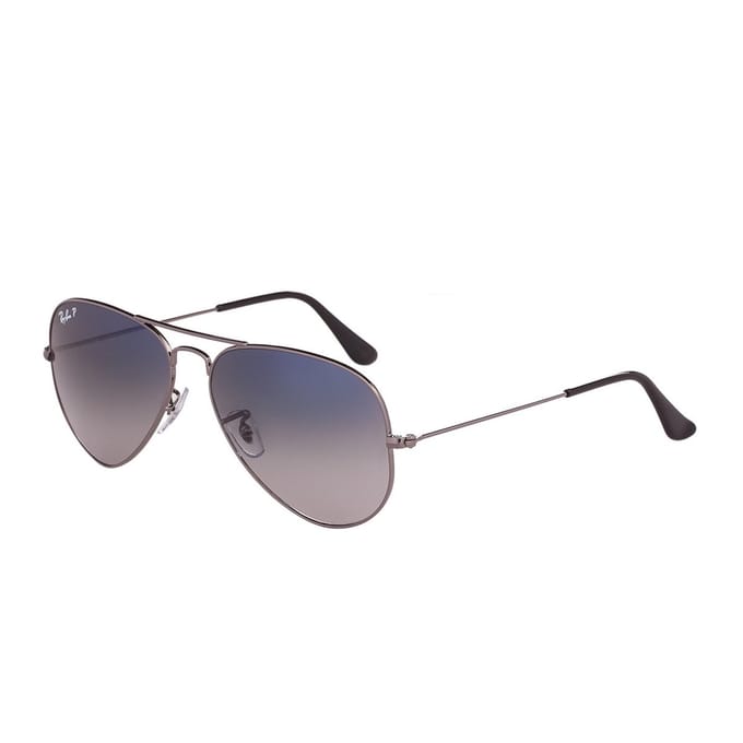 Ray-Ban RB3025 004/78 - Aviator (Gradient) - zonnebril - Staalgrijs / Blauw/Grijs Gradiënt - Gepolariseerd - 58mm