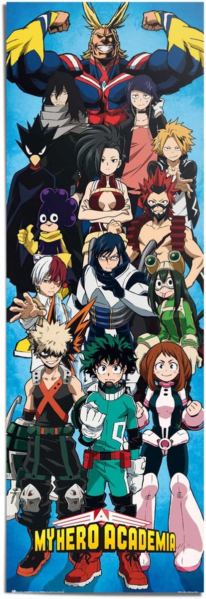 Poster My Hero Academia - Cast - 158 x 53 - Papier - REINDERS