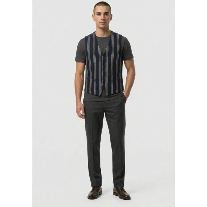 Dstrezzed Ds-jiles Gilet Dk. Navy Größe: M | Gilets Outlet | Herren | Blau