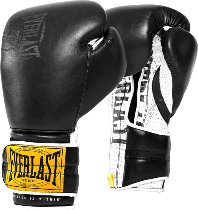 Everlast 1910 Sparring H&l Gloves, Black 14-OZ