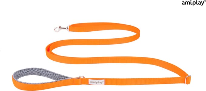 Amiplay Leiband verstelbaar easy fix Samba oranje maat-M / 160-300x2cm