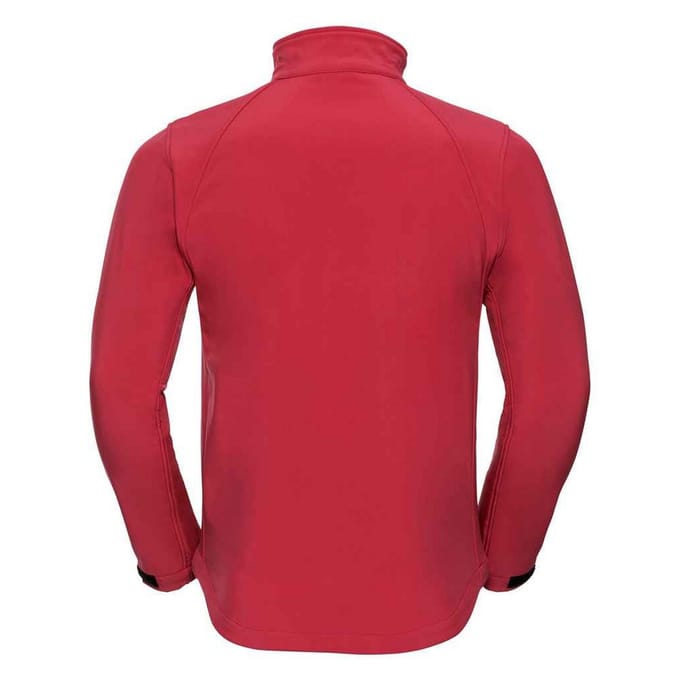 Russell Effen Soft Shell Jas Heren (Klassiek rood)