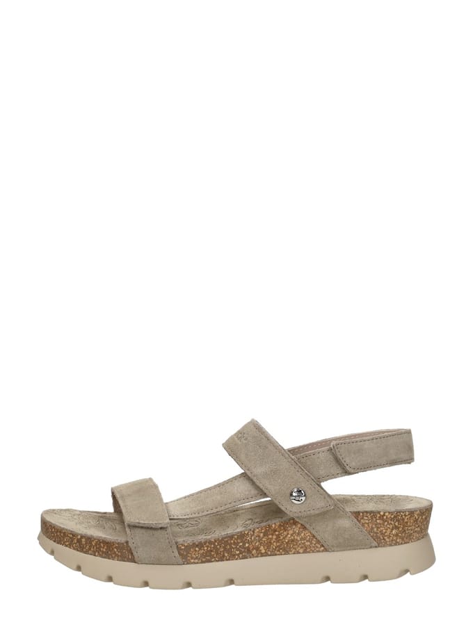Panama Jack Selma Sandalen Plat - taupe - Maat 42
