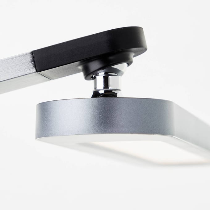 Brilliant Officehero LED-bureaulamp 40 cm grijs 10 W IP20 indoor