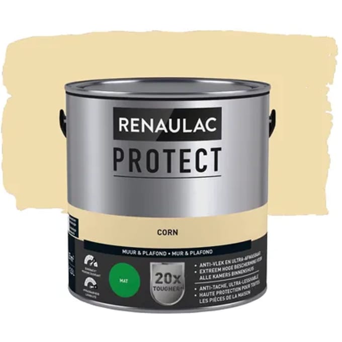Renaulac Protect Muurverf - Mat - Corn - 2,5l