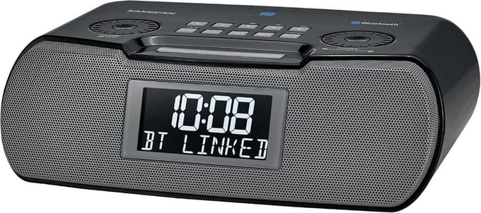 AM/FM Stereo Digitale Tuner met Bluetooth, USB-Oplader, AUX-ingang en Radiowecker