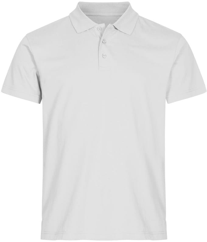 Clique Single Jersey Polo 028280 - Wit - M