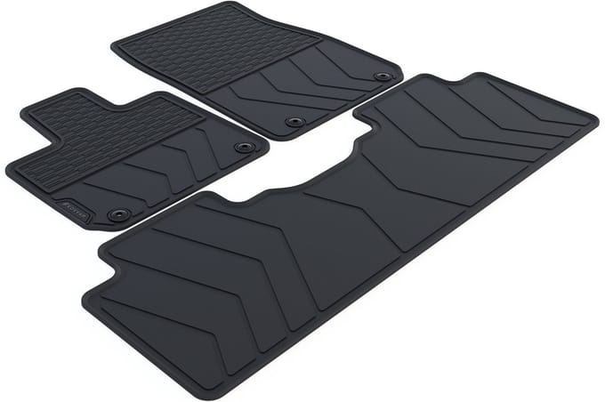 Rubber Automatten geschikt voor Xpeng G9 - Bouwjaar: 2023-heden - Originele pasvorm - 3-delig