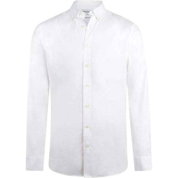 McGregor Stretch Pique Shirt White Taglia: L | Camicie Business Outlet | Uomo | Bianco