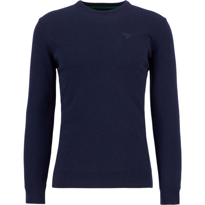 trui Barbour essentiele l/wol crewneck - marine