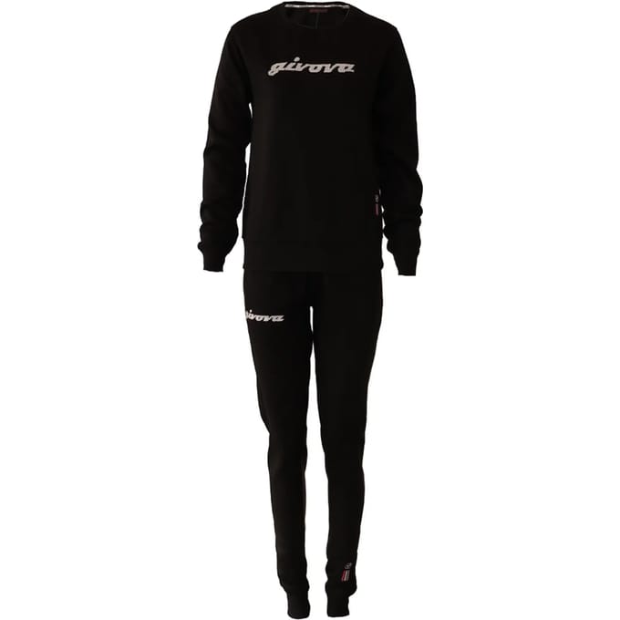 Dames trainingspak met pailletten crew neck Givova 104