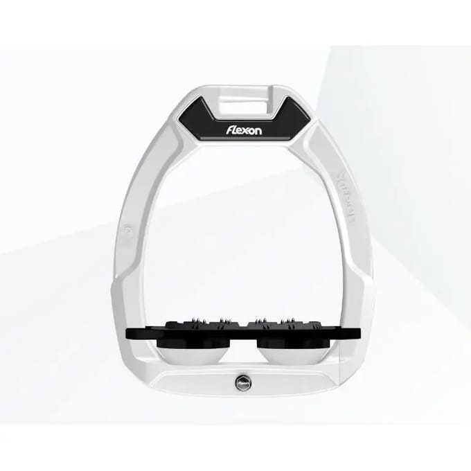 Veiligheidsstijgbeugels Plat Ultra Grip Wit/Zwart/Wit Flex-On Safe-On