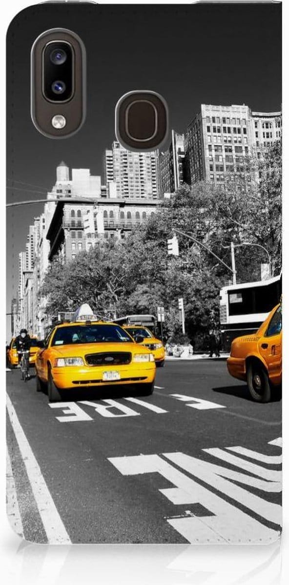 Book Case voor Samsung Galaxy A30 Book Cover New York Taxi