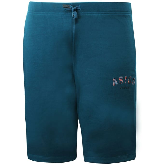 Asics Logo Heren Blauwe Shorts