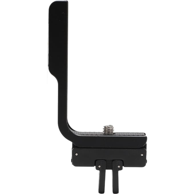 Horizontale Actie Mount 90 Graden Schakelen Aluminiumlegering Verticale Beugel Adapter Camera L black
