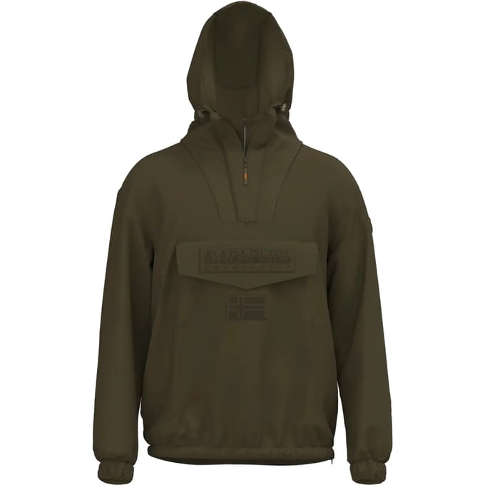 Napapijri Lightweight Packable Rainforest Overhead rf next Jacket - dark olive