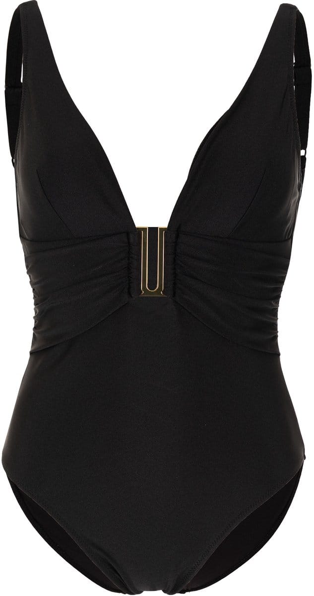 Pastunette Premium - Badpak Ivory Shore - Zwart - Corrigerend - Maat 44C