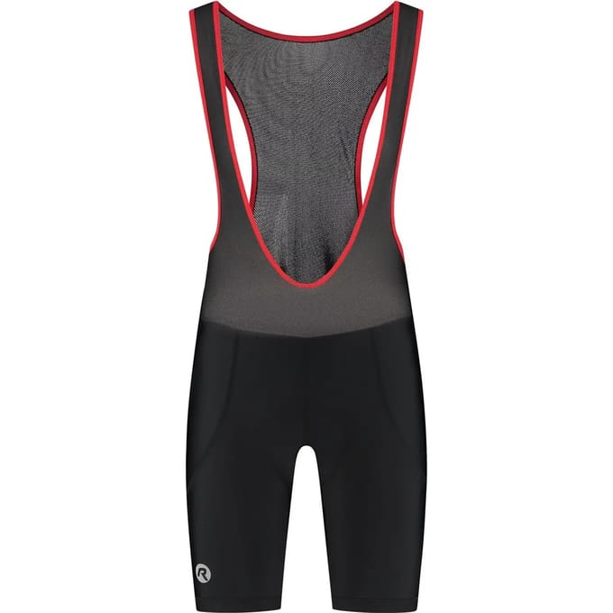 Rogelli Core Heren Korte Fietsbroek - Zeem - Bretels - Zwart/Rood