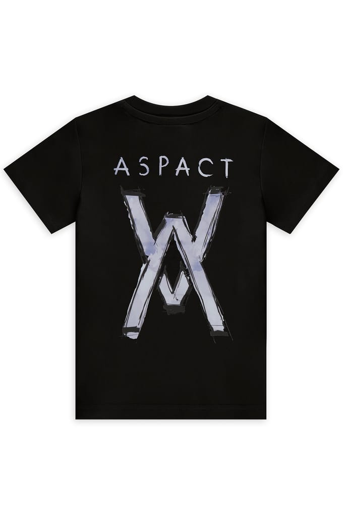Aspact Kids Ciato Tee Black Größe: 128 | T-Shirts Outlet | kids | Schwarz