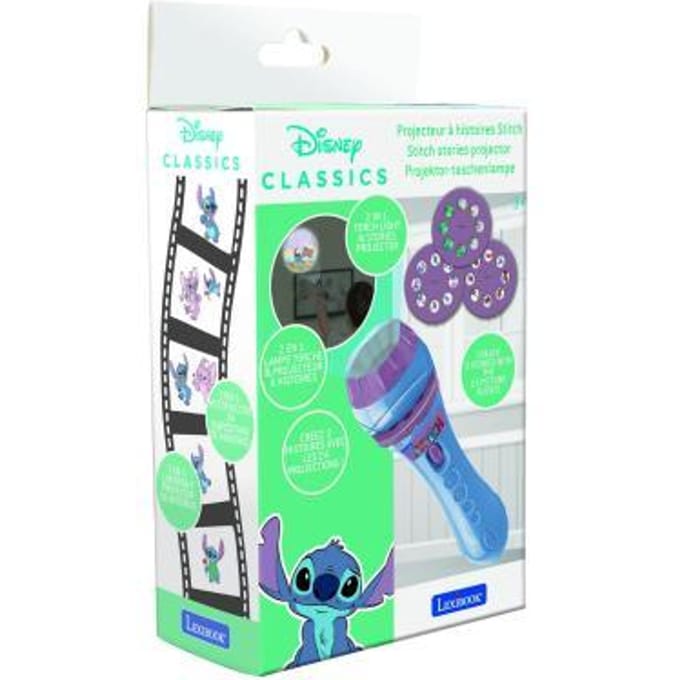 Lexibook Stitch projectie-zaklamp met 24 plaatjes Lampen
