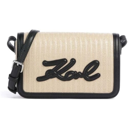 KARL LAGERFELD K/SIGNATURE RAFFIA CROSSBO Beige N/A EU