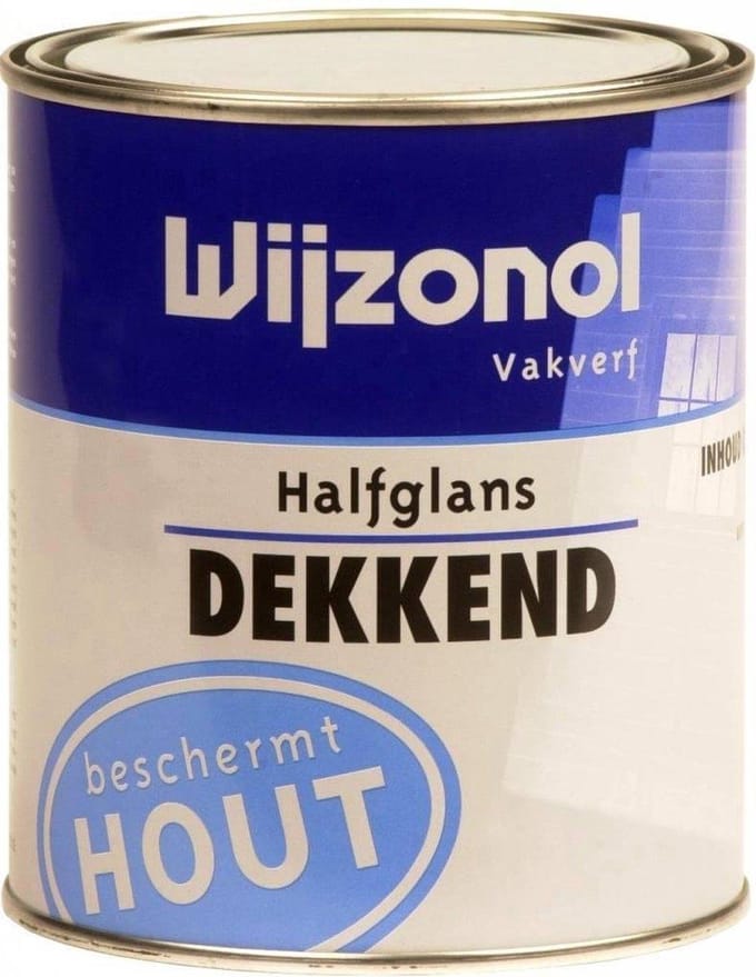 Wijzonol Vakverf Vanille 9188 Halfglans - 0,75 Liter