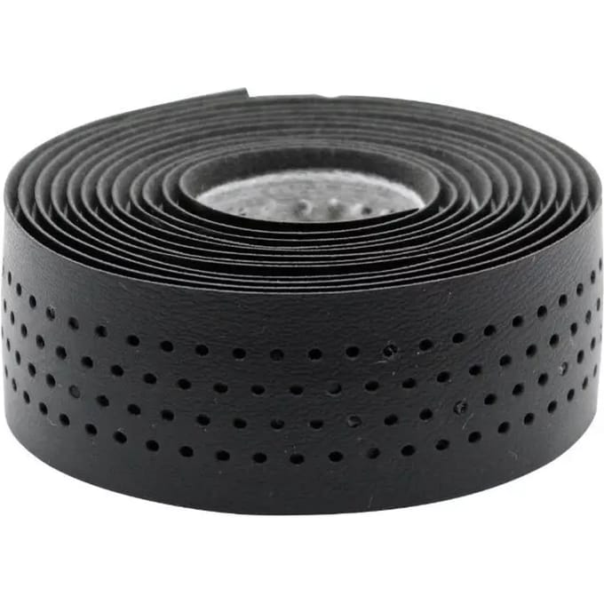 Guidoline stuurlint Velox Performance Line ø2.5x30mm 1.90m geperforeerd - mat zwart