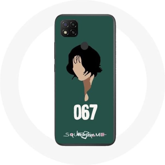 Xiaomi Redmi 9C hoesje Inktvis Spel Kang Sae Byeok Face