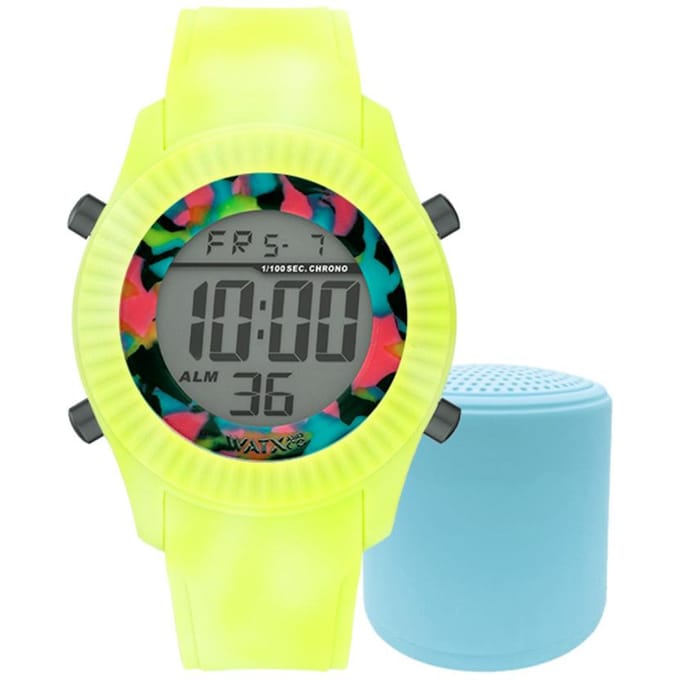 Horloge WATXANDCO RELOJ7_M. Kwarts, Kleur rood. Vrouw. yellow