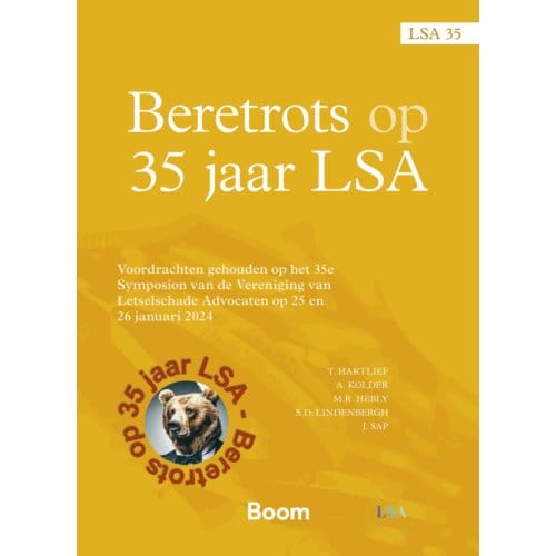 Beretrots Op 35 Jaar Lsa - Lsa-Reeks - T. Hartlief