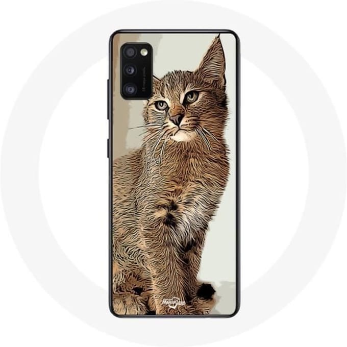 Samsung Galaxy A41 hoesje Siamees kattenras