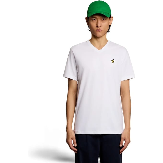 T-shirt met V-hals Lyle & Scott