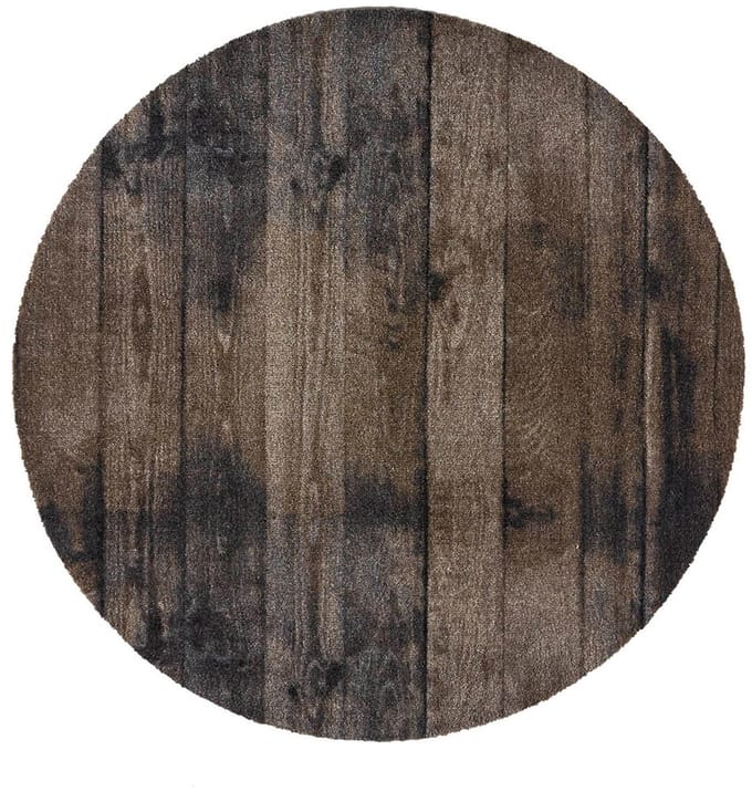 MD Entree - Vloerkleed - Universal - Wood Brown - 100 cm Ø